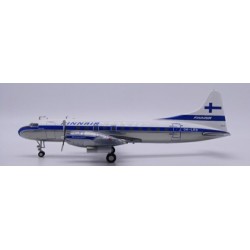 1/200 FINNAIR CONVAIR CV-440 POLISHED REG: OH-LRB WITH STAND