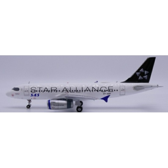 1/200 SAS SCANDINAVIAN AIRLINES AIRBUS A319 STAR ALLIANCE REG: OY-KBT WITH STAND 1/200 SAS SCANDINAVIAN AIRLINES AIRBUS A319 STAR ALLIANCE REG: OY-KBT WITH STAND