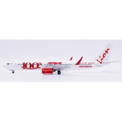 1/200 LION AIR BOEING 737-900ER 100TH BOEING NEXT-GENERATION 737 REG: PK-LOF WITH STAND