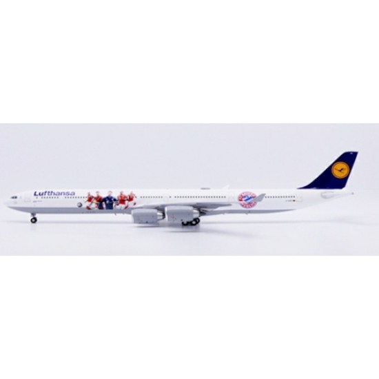 1/200 LUFTHANSA AIRBUS A340-600 OC FC BAYERN MUNCHEN REG: D-AIHK WITH STAND