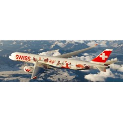 1/200 SWISS AIRBUS A350-900XWB WANDERLUST REG: HB-IFA WITH STAND