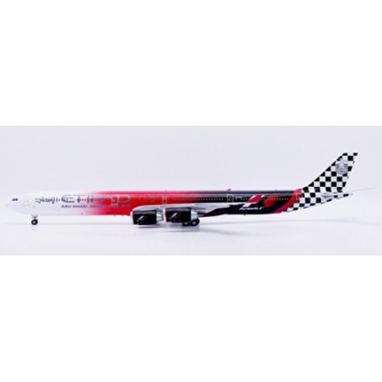 1/200 ETIHAD AIRWAYS A340-600 2009 FORMULA 1 A6-EHJ WITH STAND