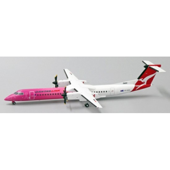 1/200 QANTASLINK BOMBARDIER DASH 8-Q400 PINK RIBBON REG: VH-