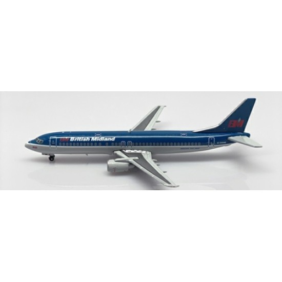 1/400 BRITISH MIDLAND AIRWAYS BOEING 737-400 REG: G-OBME W JC40059