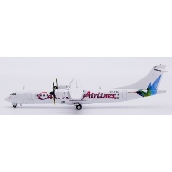 1/400 CARIBBEAN AIRLINES ATR72-600 REG: 9Y-TTE WITH ANTENNA 1/400 CARIBBEAN AIRLINES ATR72-600 REG: 9Y-TTE WITH ANTENNA
