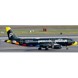 1/400 JETBLUE AIRBUS A320 PEACOOK REG: N706JB WITH ANTENNA 1/400 JETBLUE AIRBUS A320 PEACOOK REG: N706JB WITH ANTENNA