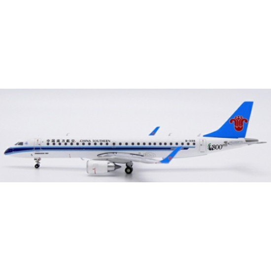 1/400 CHINA SOUTHERN AIRLINES EMBRAER ERJ-190LR 800TH E-JET REG: B-3199 WITH ANTENNA