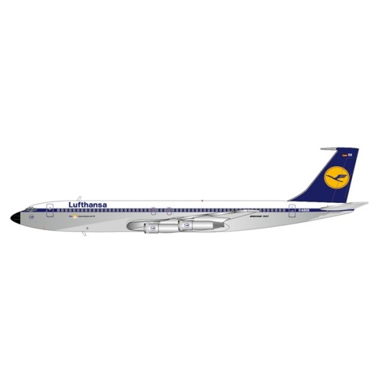 1/400 LUFTHANSA BOEING 707-300 POLISHED REG: D-ABOX WITH ANTENNA