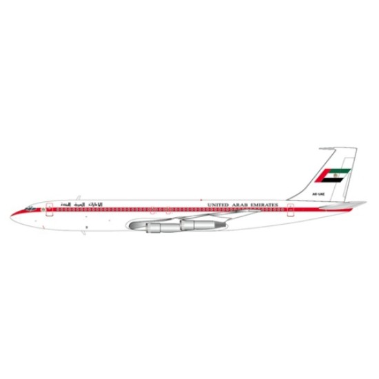 1/400 UNITED ARAB EMIRATES AMIRI FLIGHT BOEING 707-300 REG: A6-UAE WITH ANTENNA