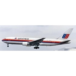 1/400 UNITED AIRLINES BOEING 767-200 SAUL BASS REG: N607UA WITH ANTENNA
