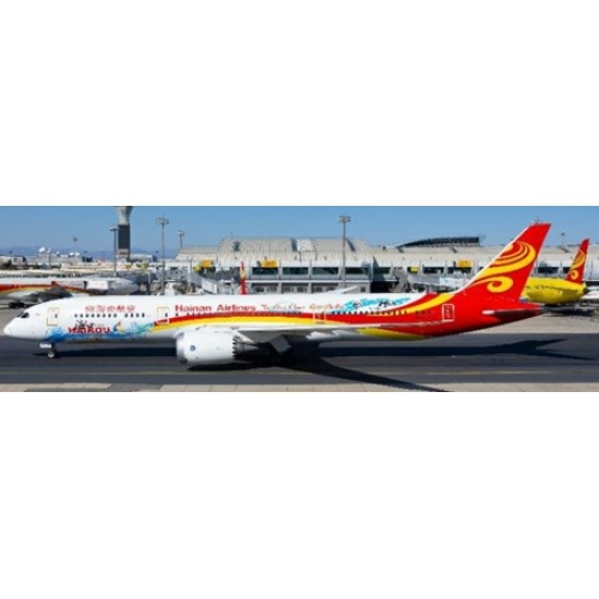 1/400 HAINAN AIRLINES BOEING 787-9 HAIKOU REG: B-7667 FLAPS DOWN WITH ANTENNA 1/400 HAINAN AIRLINES BOEING 787-9 HAIKOU REG: B-7667 FLAPS DOWN WITH ANTENNA