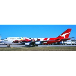 1/400 QANTAS 747-400 FORMULA 1 VH-OJC FLAPS DOWN WITH ANTENNA