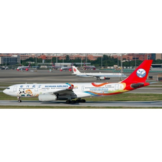 1/400 SICHUAN AIRLINES AIRBUS A330-200 THE WORLD GAMES 2025 CHENGDU REG: B-8468 WITH ANTENNA