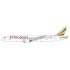 1/400 ETHIOPIAN AIRLINES BOEING 787-9 DREAMLINER 80 YEARS REG: ET-AXS FLAPS DOWN WITH ANTENNA