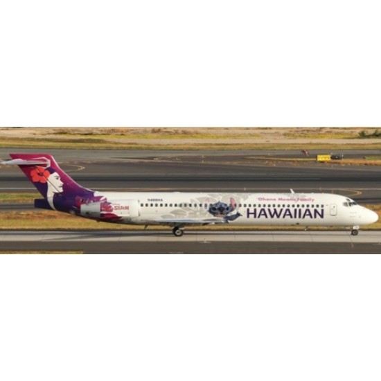 JC40814 - 1/400 HAWAIIAN AIRLINES BOEING 717-200 LILO & STITCH REG: N488HA WITH ANTENNA