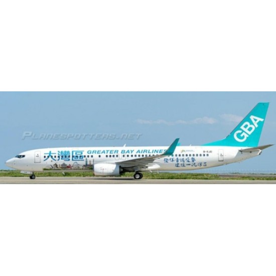 JC40815 - 1/400 GBA GREATER BAY AIRLINES BOEING 737-800 GREATER BAY AREA REG: B-KJD WITH ANTENNA