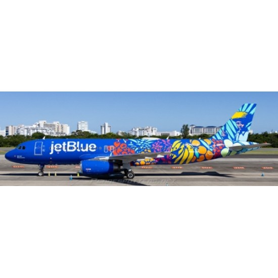 1/400 JETBLUE AIRBUS A320 ISLA DEL BLUENCANTO REG: N657JB WITH ANTENNA