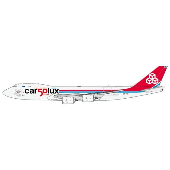 1/400 CARGOLUX BOEING 747-8F CAR50LUX AIR SILK ROAD REG: LX-VCC WITH ANTENNA