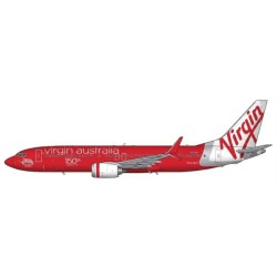 1/400 VIRGIN AUSTRALIA BOEING 737 MAX 8 150TH BOEING 737 REG: VH-8VI WITH ANTENNA