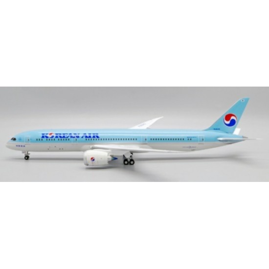 1/200 KOREAN AIR BOEING 787-9 DREAMLINER REG: HL8345 FLAPS DOWN WITH STAND