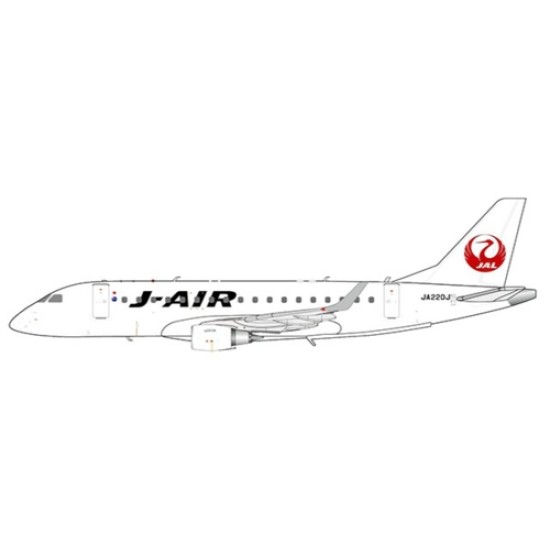 1/400 J-AIR EMBRAER 170-100STD REG: JA220J WITH ANTENNA