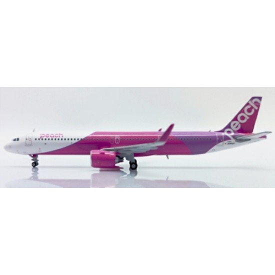 JCEW421N015 - 1/400 PEACH AIRBUS A321NEO REG: JA902P WITH ANTENNA