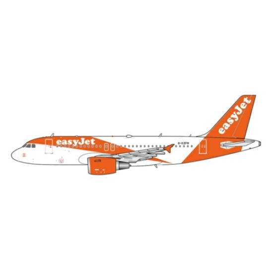 1/400 EASYJET AIRBUS A319 REG: G-EZFR WITH ANTENNA 1/400 EASYJET AIRBUS A319 REG: G-EZFR WITH ANTENNA