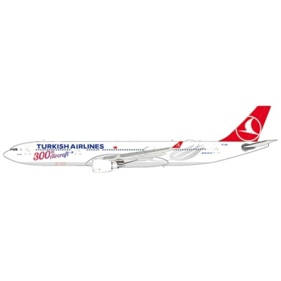 1/400 TURKISH AIRLINES AIRBUS A330-300 300TH AIRCRAFT REG: T