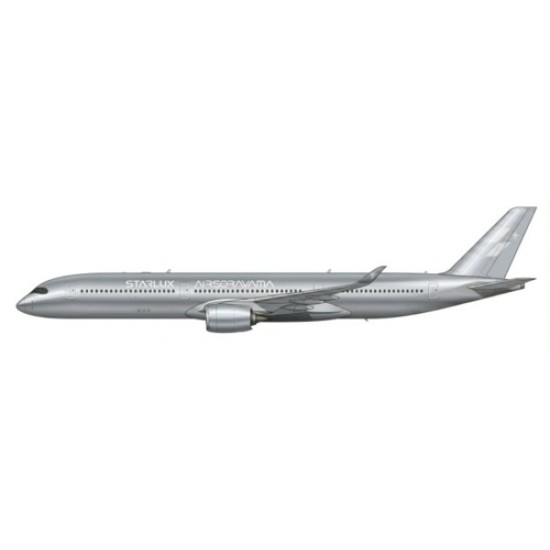 1/400 STARLUX AIRLINES AIRBUS A350-1000XWB AIRSORAYAMA SILVER REG: B-58553 FLAPS DOWN WITH ANTENNA