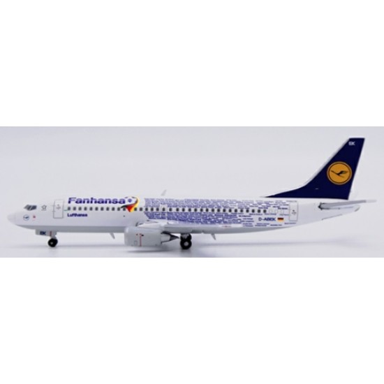 1/400 LUFTHANSA BOEING 737-300 FANHANSA REG: D-ABEK WITH ANTENNA JCEW4733001