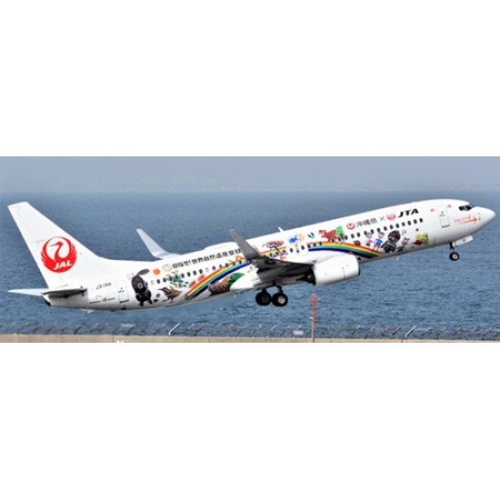 1/400 JAPAN TRANSOCEAN AIR BOEING 737-800 AMAMI AND RYUKYU W