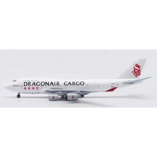 JCEW4744008 - 1/400 DRAGONAIR CARGO BOEING 747-400(BCF) REG: B-KAG WITH ANTENNA