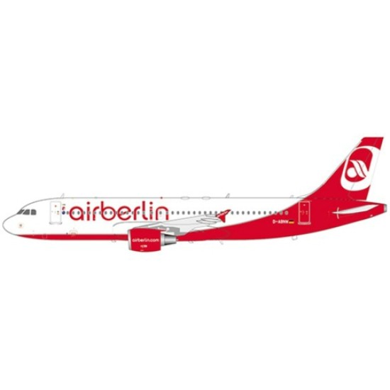 1/200 AIR BERLIN AIRBUS A320 LAST FLIGHT REG: D-ABNW WITH ST
