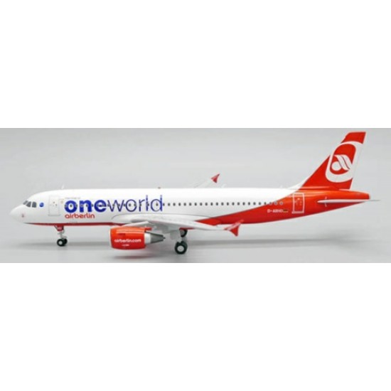 1/200 AIR BERLIN AIRBUS A320 ONEWORLD REG: D-ABHO WITH STAND LH2204