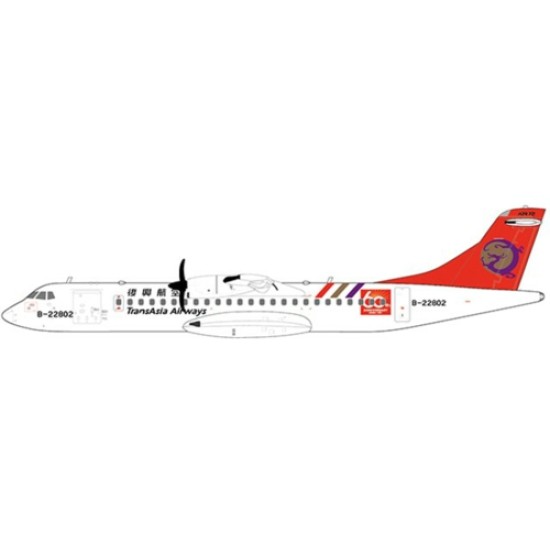 1/200 TRANSASIA AIRWAYS ATR 72-500 60TH ANNIVERSARY B-22802 LH2301