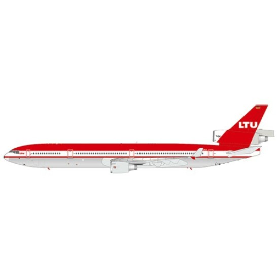 1/200 LTU MCDONNELL DOUGLAS MD-11 REG: D-AERZ WITH STAND