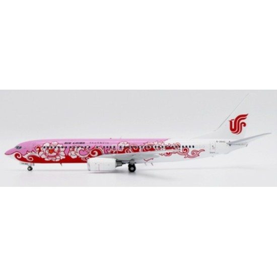 JCLH2365 - 1/200 AIR CHINA BOEING 737-800 RED PEONY REG: B-2642 WITH STAND JCLH2365 - 1/200 AIR CHINA BOEING 737-800 RED PEONY REG: B-2642 WITH STAND