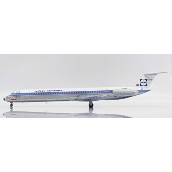 1/200 ADRIA AIRWAYS MCDONNELL DOUGLAS MD-82 POLISHED REG: YU