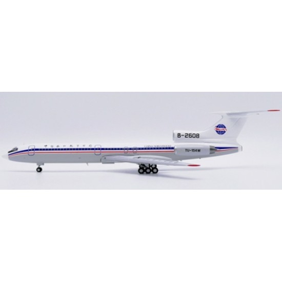 JCLH2465 - 1/200 CHINA NORTHWEST AIRLINES TUPOLEV TU-154M REG: B-2608 WITH STAND JCLH2465 - 1/200 CHINA NORTHWEST AIRLINES TUPOLEV TU-154M REG: B-2608 WITH STAND