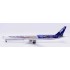1/200 BOEING HOUSE COLOUR 767-400ER LEADING THE WAY POLISHED REG: N76400 FLAPS DOWN WITH STAND