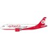 1/400 AIR BERLIN AIRBUS A320 LAST FLIGHT REG: D-ABNW WITH