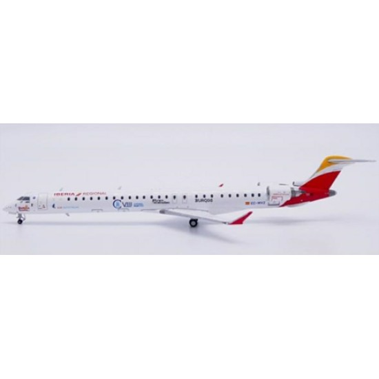 1/400 IBERIA REGIONAL BOMBARDIER CRJ-1000 BURGOS CITY OF GASTRONOMY REG: EC-MVZ WITH ANTENNA