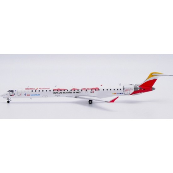 1/400 IBERIA REGIONAL (AIR NOSTRUM) BOMBARDIER CRJ-1000ER VISITA VIGO REG: EC-MLO WITH ANTENNA