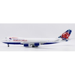 1/200 BRITISH AIRWAYS WORLD CARGO (ATLAS AIR) BOEING 747-400F CHELSEA ROSE REG: N495MC WITH STAND 1/200 BRITISH AIRWAYS WORLD CARGO (ATLAS AIR) BOEING 747-400F CHELSEA ROSE REG: N495MC WITH STAND