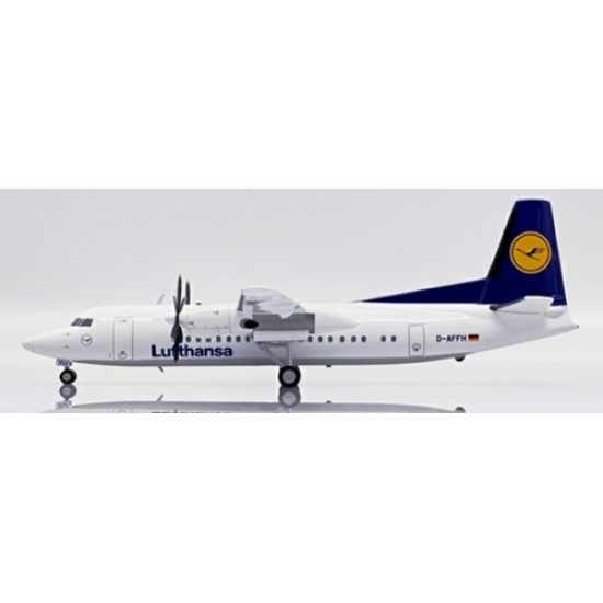 JCSA2024 - 1/200 LUFTHANSA FOKKER 50 REG: D-AFFH WITH STAND