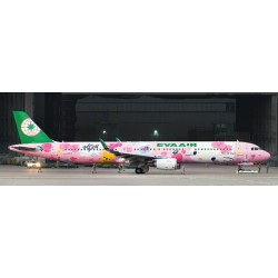1/400 EVA AIR AIRBUS A321 PINKY JET REG: B-16217 WITH ANTENNA 1/400 EVA AIR AIRBUS A321 PINKY JET REG: B-16217 WITH ANTENNA
