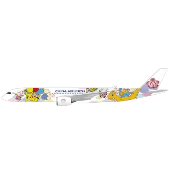 1/400 CHINA AIRLINES AIRBUS A350-900XWB PIKACHU JET REG: B-18916 WITH ANTENNA