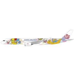 1/400 CHINA AIRLINES AIRBUS A350-900XWB PIKACHU JET REG: B-18916 FLAPS DOWN WITH ANTENNA