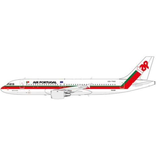 1/200 TAP AIR PORTUGAL AIRBUS A320 REG: CS-TNC WITH STAND