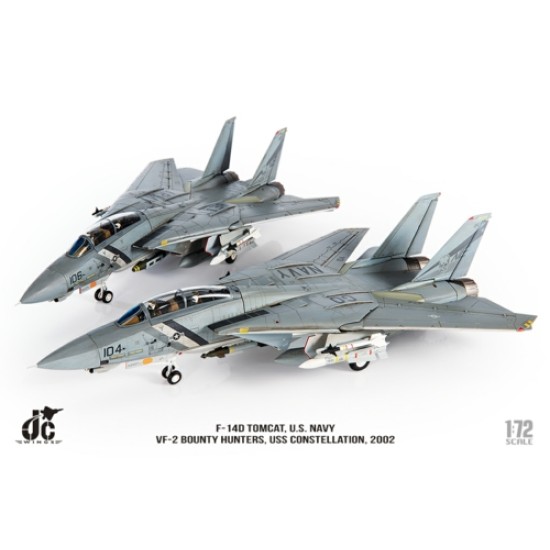 1/72 F-14D TOMCAT U.S. NAVY, VF-2 BOUNTY HUNTERS, 2002